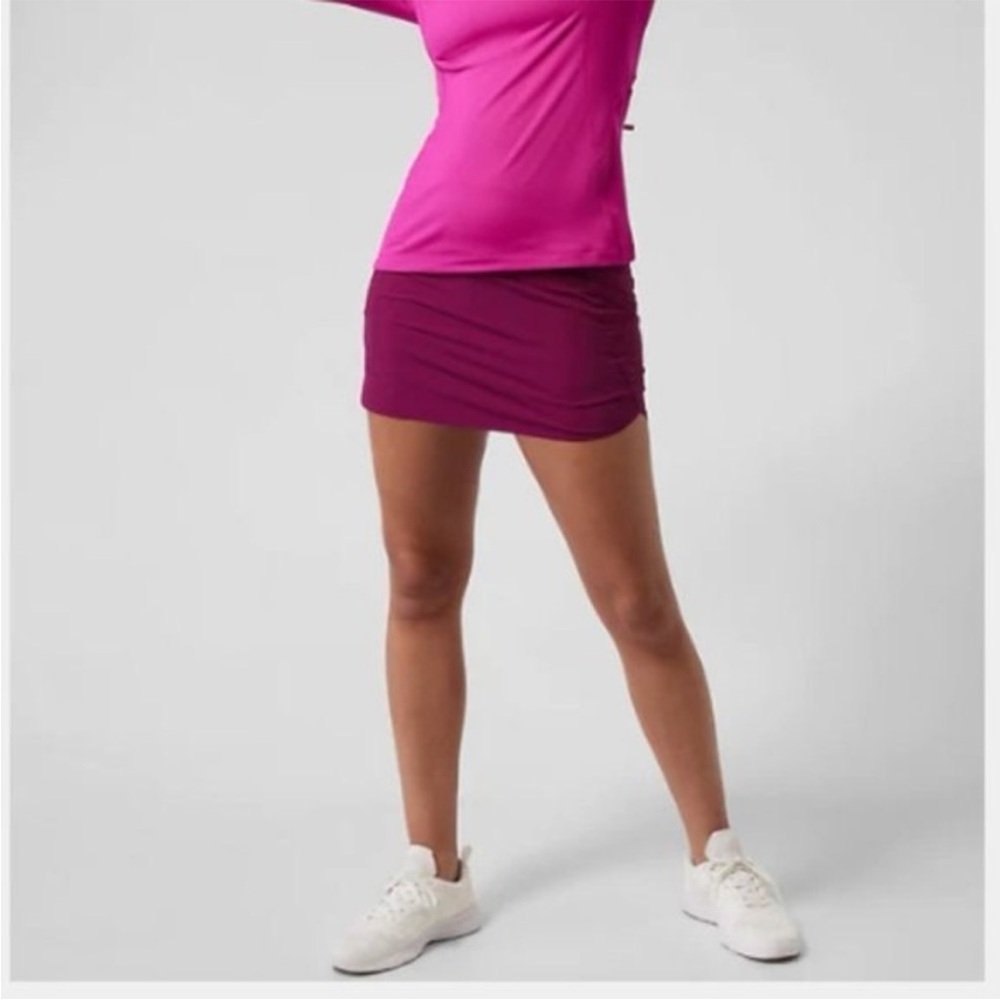 Athleta Run With It 16” Skort in magenta pink M - Picture 8 of 8